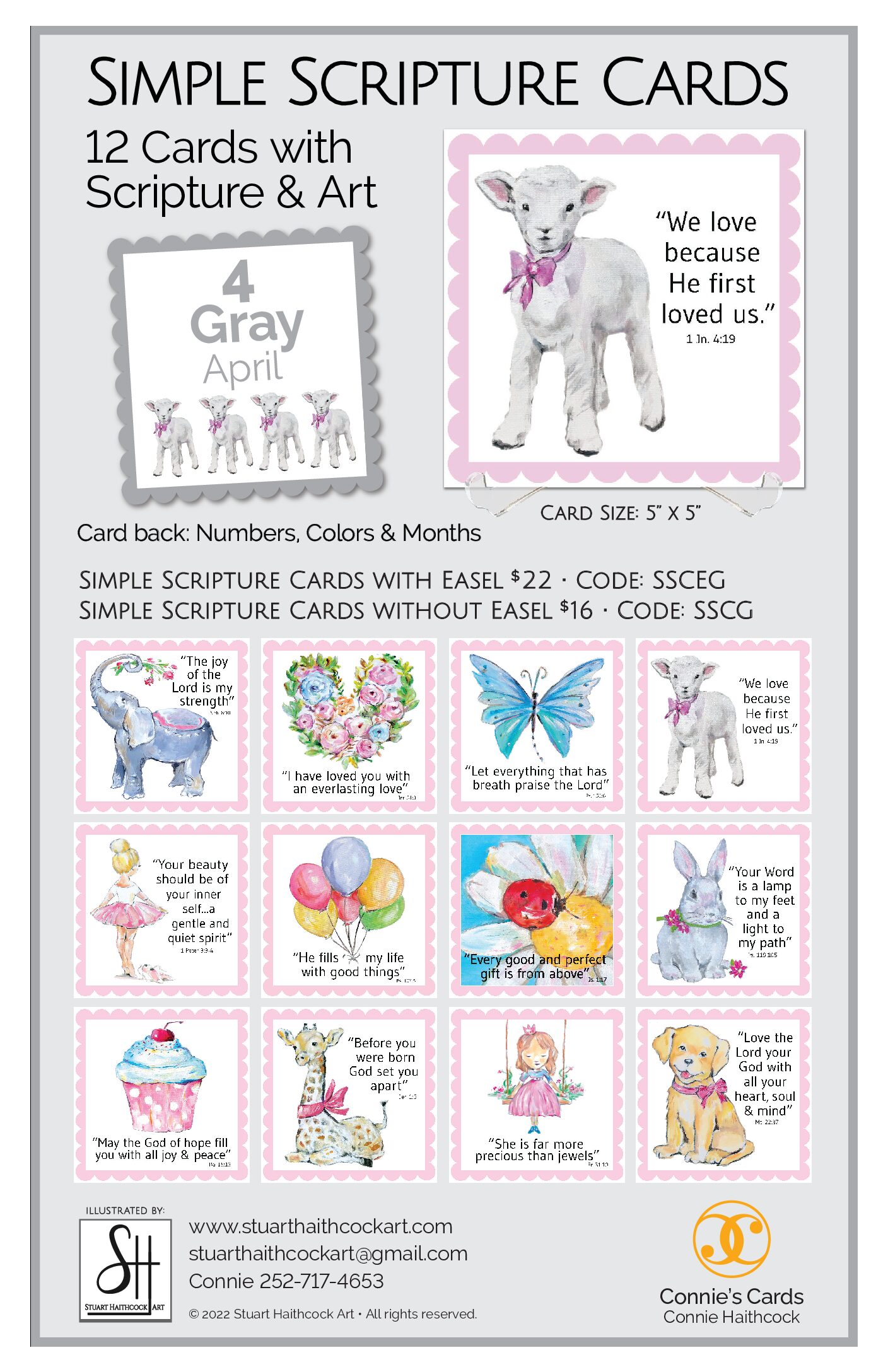 Kids Scripture Cards – BeSweetInk